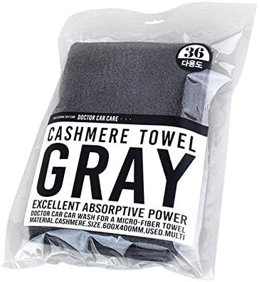 SAEWON Doctor CAR Care Cashmere Towel Gray 36 for Multi Use