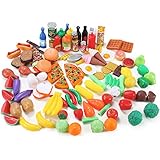 120 Piece Deluxe Pretend Play Food Assortment Set