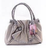 Betsey Johnson Ice Princess Large Satchel Handbag Taup