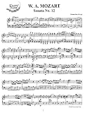 Mozart Piano Sonata No. 12 in F Major, K.332: Instantly download and print sheet music