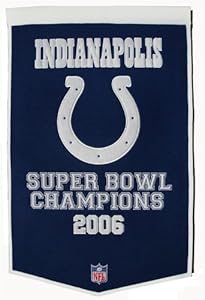 Indianapolis Colts 24''x36'' Wool Dynasty Banner