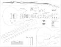 Full Scale Plans for the Gibson Les Paul Double Cutaway Electric Guitar  