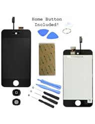 Wireless: LCD Display Touch Screen Glass Panel Digitizer Black Assembly Repair Part for iPod Touch 4th Generation 4 4G 8GB 16GB 32GB 64GB - InjuredGadgets