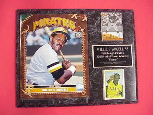 Pirates Willie Stargell 2 Card Collector Plaque