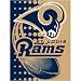 Saint Louis Rams NFL Royal Plush Raschel Blanket (Flash Series) (60