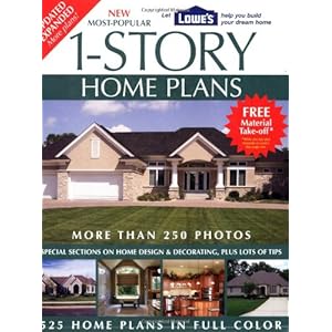 New Most-Popular 1-Story Home Plans (Lowe's)