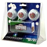 Louisiana-Lafayette Ragin' Cajuns 3 Golf Ball Gift Pack w/ Hat Clip - NCAA College Athletics