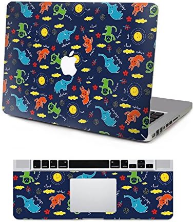 Elephant Family Macbook Decal Stickers Macbook Top Decal Front Stickers for Apple Macbook