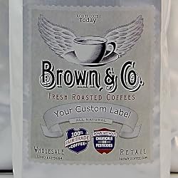Gift idea: A custom label on any bag of coffee