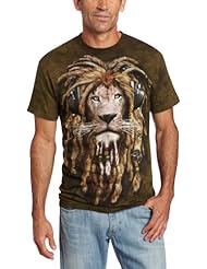 Apparel: The Mountain Mens Dj Jahman T-shirt, Green, Large - The Mountain Men's Tops