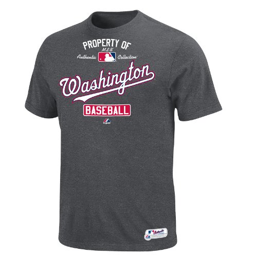 MLB Washington Nationals T-Shirt, X-Large, Grey at Amazon.com