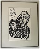 Trio, Original Black & White, Lithograph By Tom Johnson - Framed Artwork