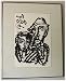 Trio, Original Black & White, Lithograph By Tom Johnson - Framed Artwork