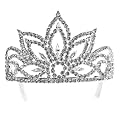 Estrella Falling Star Tiara - Silvertone