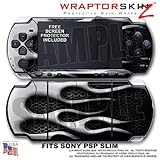 Metal Flames Chrome WraptorSkinz Skin and Screen Protector Kit fits Sony PS ....
