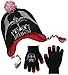 Star Wars Little Boys' Darth Vader Peruvian Hat and Glove Set