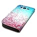 Galaxy S3 Case, Tradekmk(TM) Brand New Fashion High Quality PU Leather Flip Stand Case with Built-in Card Slots Cover[Pink Flowers Blue Sky] Compatible with Samsung Galaxy S3 i9300[+Stylus+Screen Protector+Cleaning Cloth]