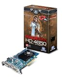 Sapphire ATI Radeon HD 4650 Grafikkarte (AGP, 1GB GDDR2 Speicher, 2x DVI, 1 GPU) Full Retail