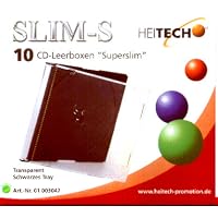 Heitech 10 CD-Leerboxen 'Superslim'