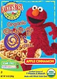 Earth's Best Organic On The Go O's Cereal, Apple Cinnamon, 6.5 Ounce Boxes (Pack of 6)