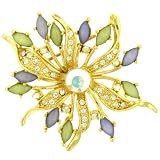 Star Of Bethlehem Flower Pin Brooch