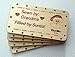 WoodenTag(TM) | Sewn by Grandma, Filled by Santa (5 Pack)
