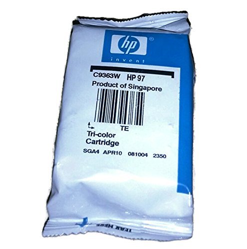 HP 97 Tri Color Ink Cartridge New Sealed HP C9363W (Interchangeable with C9363WN)