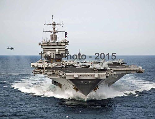 USS Enterprise (CVN 65) transits the Atlantic Ocean (8.5 x 11 print)