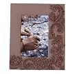 Lace Motif Frame - Brown (4x6")