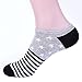 ADFOLF Men's 10 Pack Low Cut Colorful Athletic Running No Show Cotton Socks