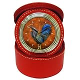 Limited Edition Violano Jewelry Case Travel Alarm Clock Rooster Chicken