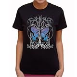 Gothic Butterfly Girls T-shirt