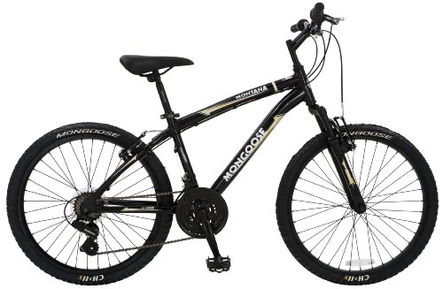 Mongoose Montana Men's Mountain Bike (26-Inch Wheels, Blue/Black)