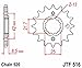 JT Sprockets JTF516.16 16T Steel Front Sprocket , black
