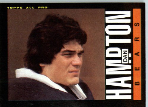 1985 Topps # 30 Dan Hampton AP Chicago Bears Football Card - Shipped In Protective Screwdown Display Case!