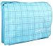 Baby Blue Plaid 15.4 inch Laptop Padded Compartment Shoulder Messenger Bag for K-Cliffs Lifestyle