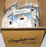 75 Vanilla Nut single serve, single cup coffee in tea bags