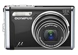 Olympus Mju-9000 Digitalkamera (12 Megapixel, 10-fach opt. Zoom, 6,9 cm (2,7 Zoll) Display, Bildstabilisator) schwarz inkl. 4GB microSD Karte
