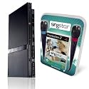 PlayStation 2 Konsole PS2 Black + SingStar Pop Hits (inkl. Mikrofone)
