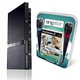 PlayStation 2 Konsole PS2 Black + SingStar Pop Hits (inkl. Mikrofone)