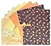 Black Ink DP-711 Decorative Paper Pack, Metallic Ginkgos