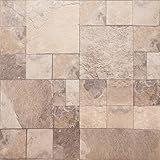 ブロックタイル調壁紙　【ノリなし】　子供部屋　ルームインテリア　リビング　リフォーム　TMSクロスセット