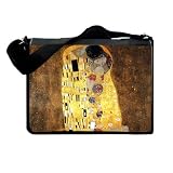 Insomniac Arts - The Kiss by Gustav Klimt Messenger & Laptop Bag - Multi - One Size