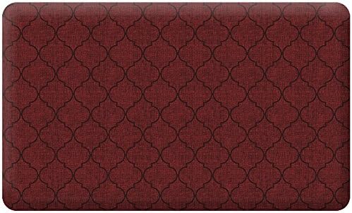 Take Ten Anti-Fatigue Kitchen Comfort Mat 18x30 Trellis Berry