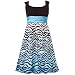 Size-16 RRE-55512E TURQUOISE-BLUE BLACK WHITE OMBRE ZEBRA PRINT Special Occasion Wedding Flower Girl Easter Party Dress,E455512 Rare Editions 7-16 Size-16 RRE-55512E TURQUOISE-BLUE BLACK WHITE OMBRE ZEBRA PRINT Special Occasion Wedding Flower Girl Easter Party Dress,E455512 Rare Editions 7-16