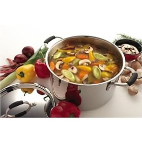 Tri-ply 24cm Stainless Steel Stockpot & Lid