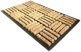 Strathwood Coco Fiber 18-by-30-Inch Doormat, Closed Boxes
