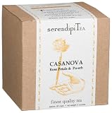 SerendipiTea Casanova, rose Petals & Pu-erh Tea, 4-Ounce Boxes (Pack of 2)
