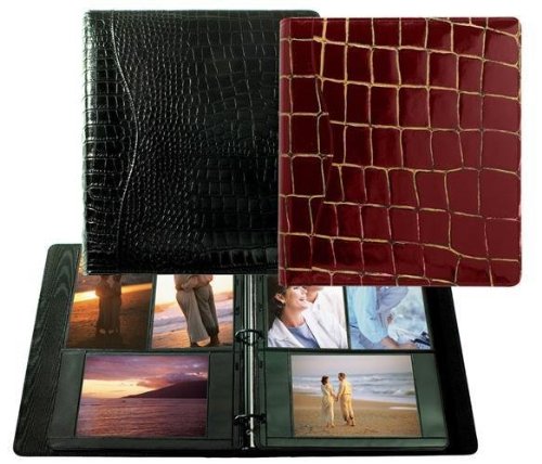 Raika 8-1/2 by 11 Combination Ring Binder, Roma Red