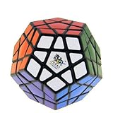 QJ megaminx II Puzzle Cube Sticker Black